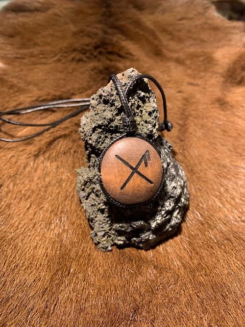 Rune Wooden Necklace Rune Wooden Necklace